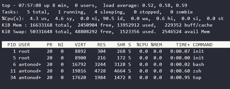 top command