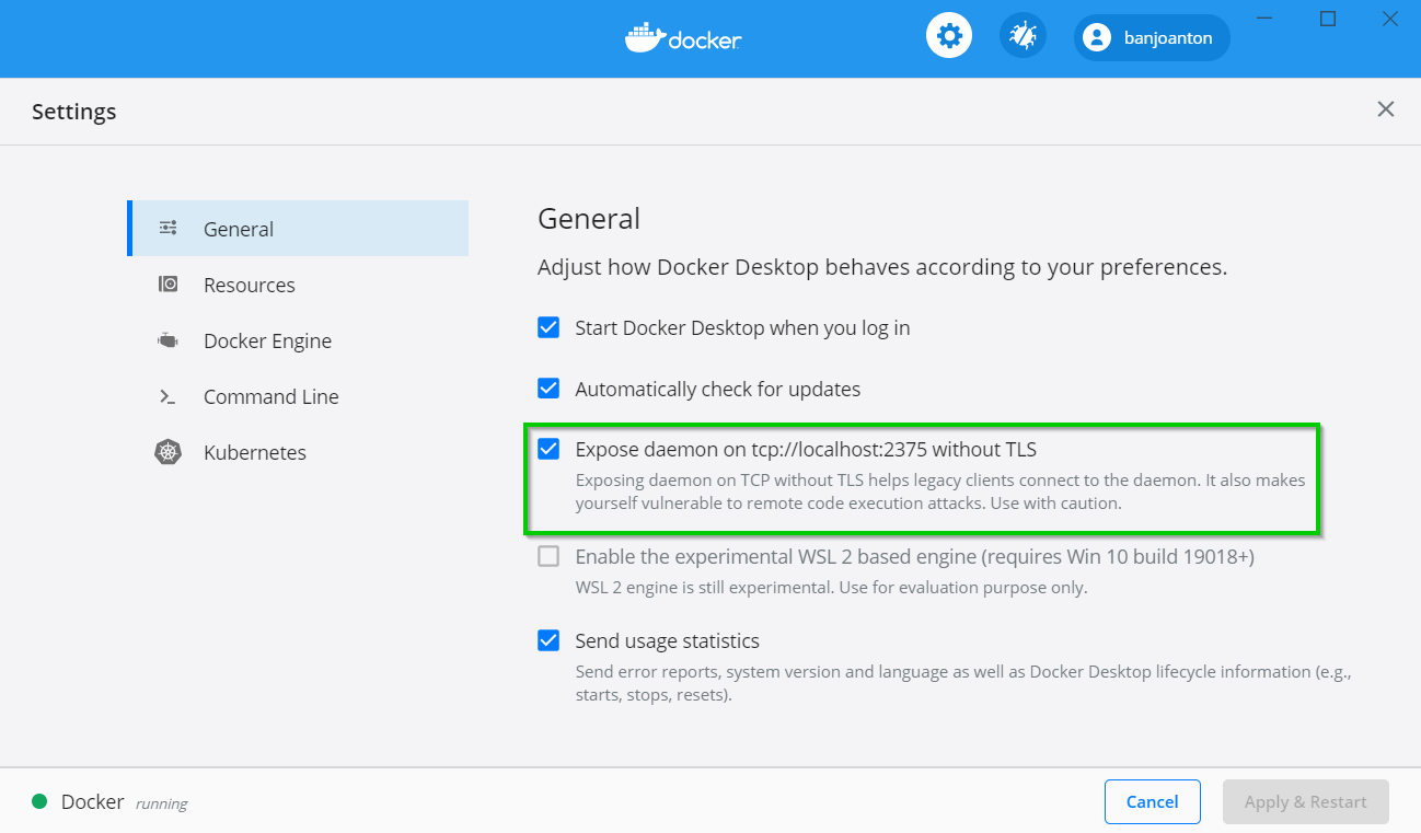 docker for windows