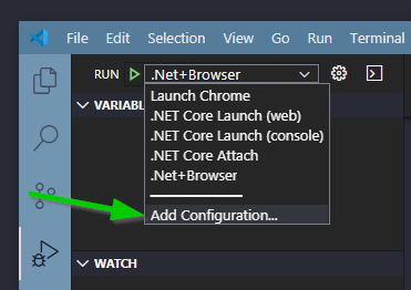 add config in vscode